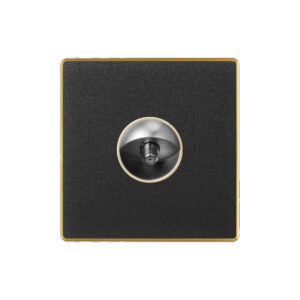Aqua Xtreme Black TV Single Socket