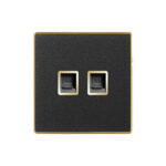 Aqua Xtreme Black Double Data Socket