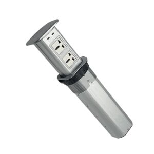 Aqua Desk Pop-up Lifting Sockets Silver 1-Speaker+2-MF+2USB+2C-Type