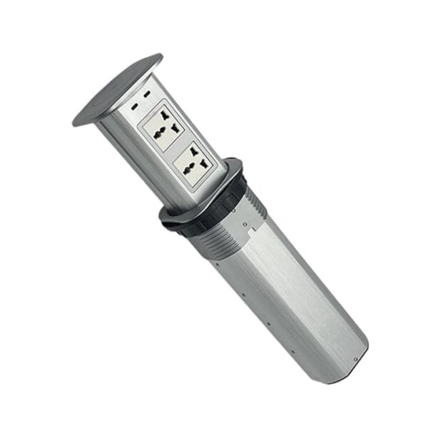 Aqua Desk Pop-up Lifting Sockets Silver 1-Speaker+2-MF+2USB+2C-Type