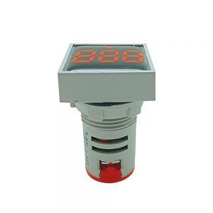 AQUA LED VOLTMETER SQUARE RED