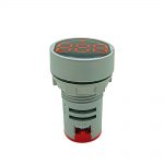 AQUA LED VOLTMETER ROUNG RED