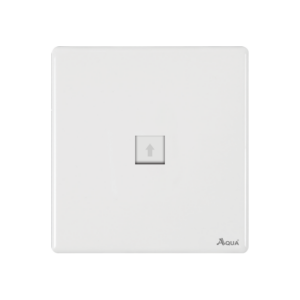 AQUA NEO SUPER WHITE SINGLE TELEPHONE SOCKET
