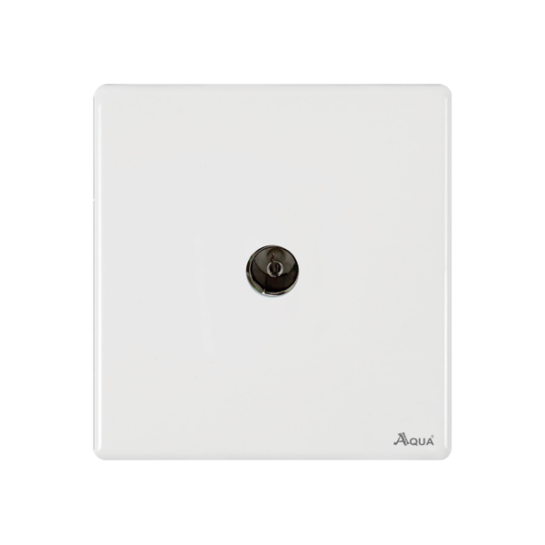 AQUA NEO SUPER WHITE SINGLE TV SOCKET