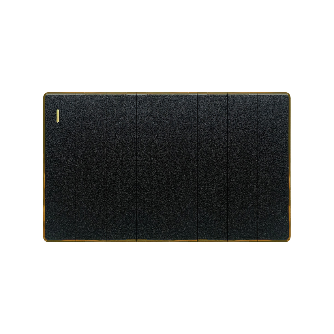 Aqua Xtreme Black 8 Gang Switch - Aqua Electrical Switches & Sockets